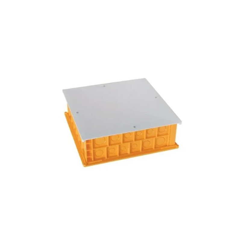 Yellow junction box for attic - 300x300x95 mm