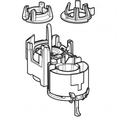 Récepteur pour mécanisme de WC pneumatique Geberit, double touche