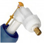 Float valve for caesarean tank