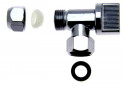 Shut-off valve 80B for wall bracket