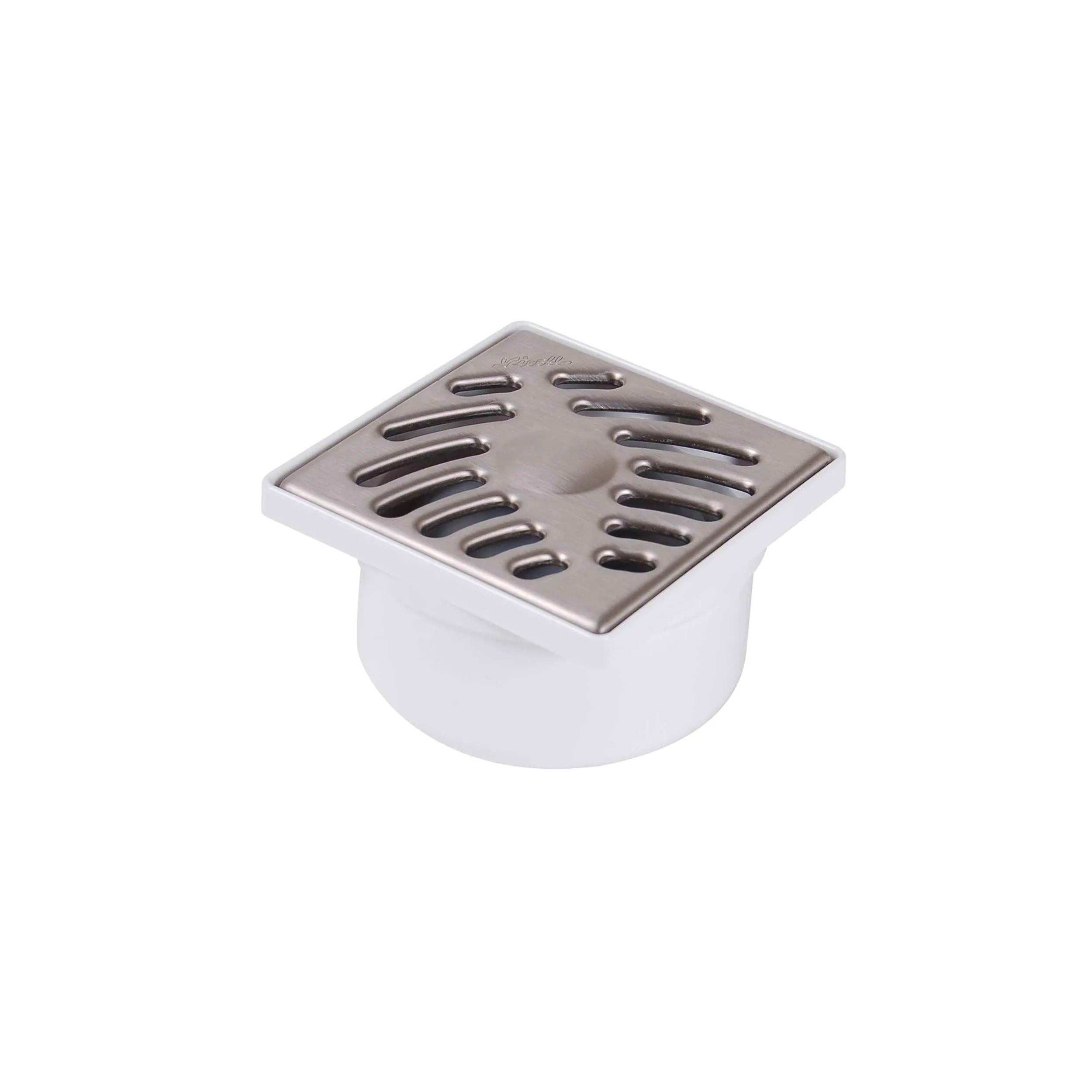 Siphonnette avec grille en inox : 10x10