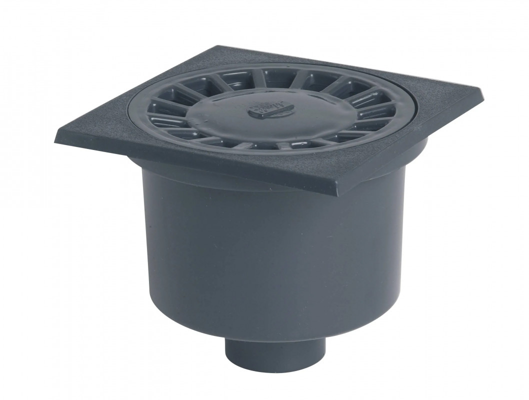 Yard drain with water guard : M50 - F40 dark grey