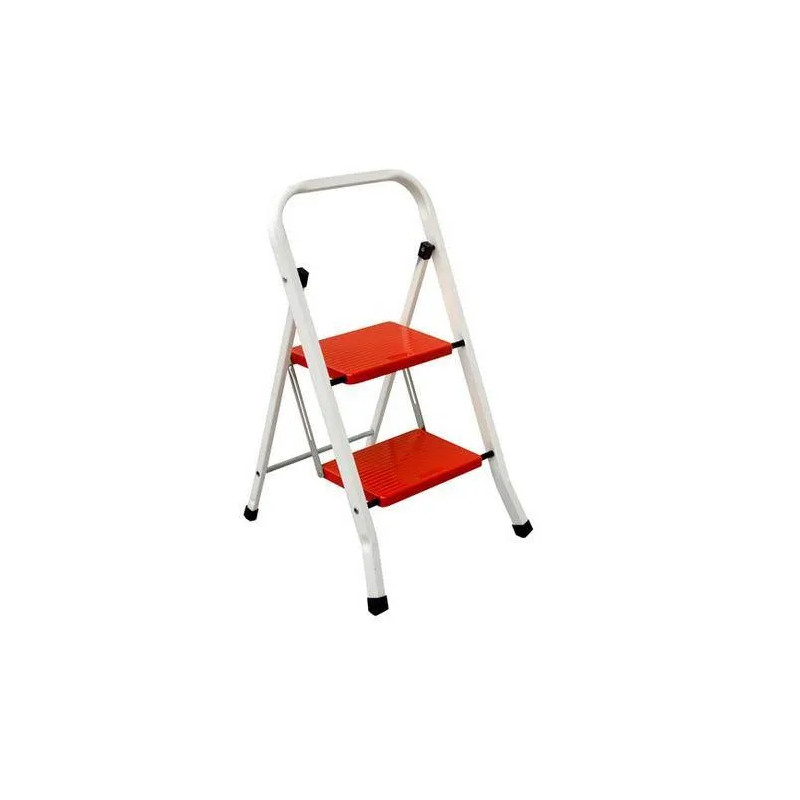 VERITT steel/aluminium 2-step stepladder