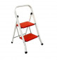 VERITT steel/aluminium 2-step stepladder