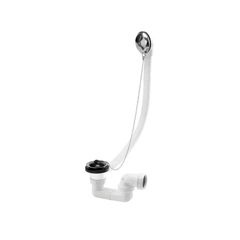 Manual bathtub drain with plug and chain - Nicoll