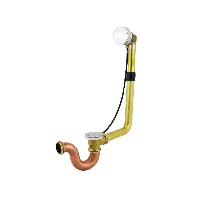 Automatic bathtub drain all brass Valentin