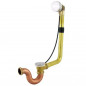 Automatic bathtub drain all brass Valentin