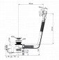 Automatic draining PVC cable 1M long