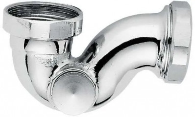 Siphon bidet en \'V\' chromé - 0501027