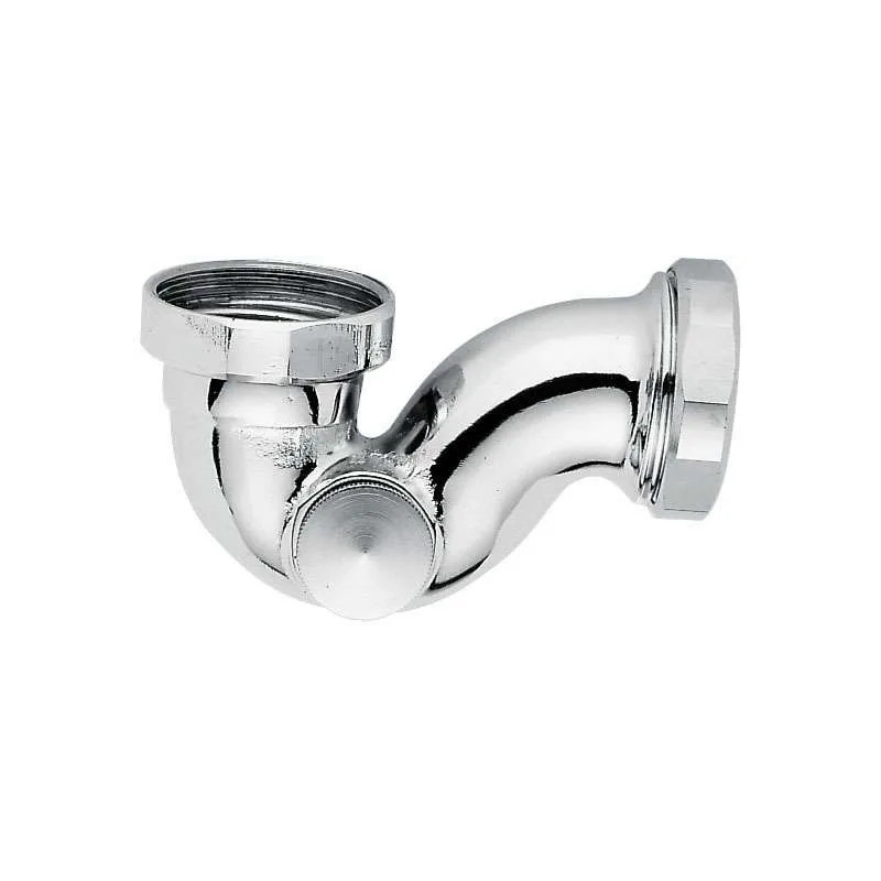 Sifone per bidet a "V" cromato - 0501027