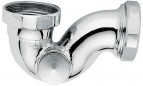 Bidet-Sifon in "V"-Form, verchromt - 0501027