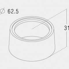 Chrome ABS Spacer Ring - 0403068