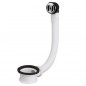 Piletta per lavabo con troppopieno rotondo D.37 mm cromo