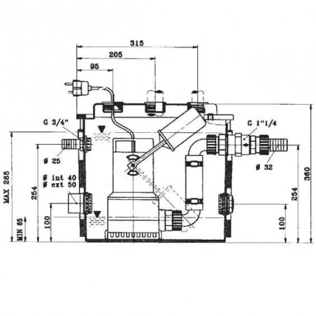 Poste relevage Novabox 30/300 Mono