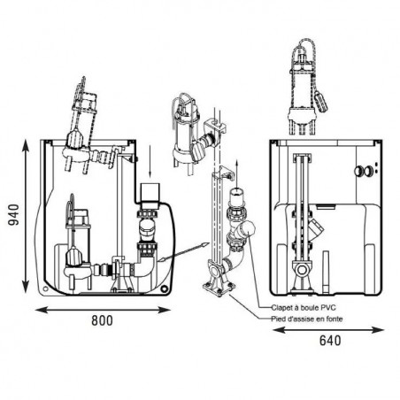 Fekafos DSD 270PP/290 Bomba automática