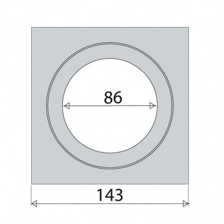 Frame for a shower drain