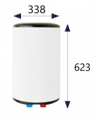 Calentador de agua V 30L en el fregadero