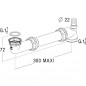 Uscita posteriore per sifone per lavello - 0204183