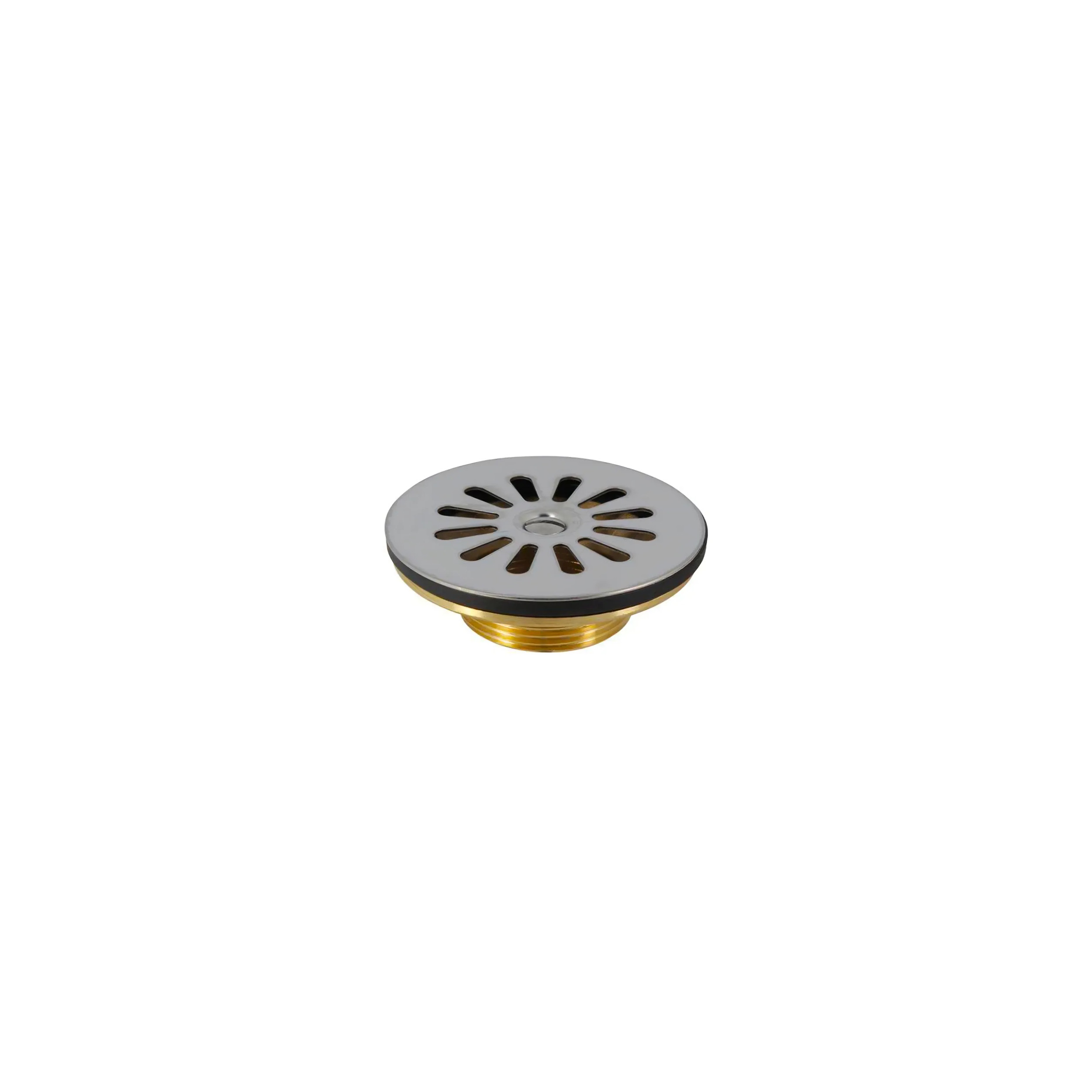 Brass drain for stoneware sink with grid 0501004