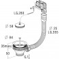 Vidage complet pour évier en grès 1 cuve PVC ATP, 0204601