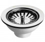 Sink drain PVC with plug - 0204122