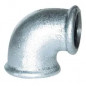 Malleable elbow 90° galvanized, 12x17, female