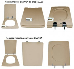 Sitzring SHANGA Beige Bahamas / Nerz SELLES