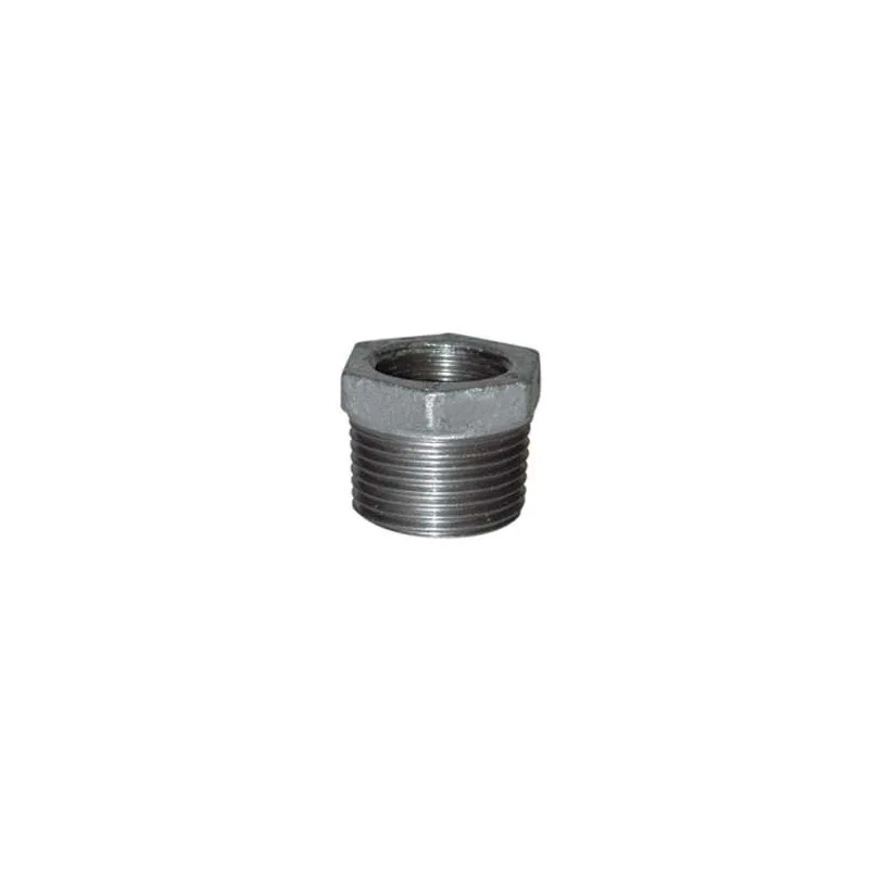 Reduced nipple 15x21 / 12x17, male female galvanized