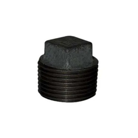 Male plug 15x21 black