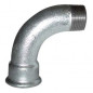 Malleable elbow 90°, 20x27, male female galvanized