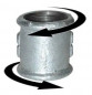 Sleeve 15x21, right left galvanized