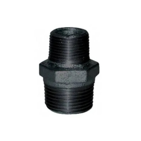 Nipplo ridotto 20x27 / 15x21, doppio maschio nero