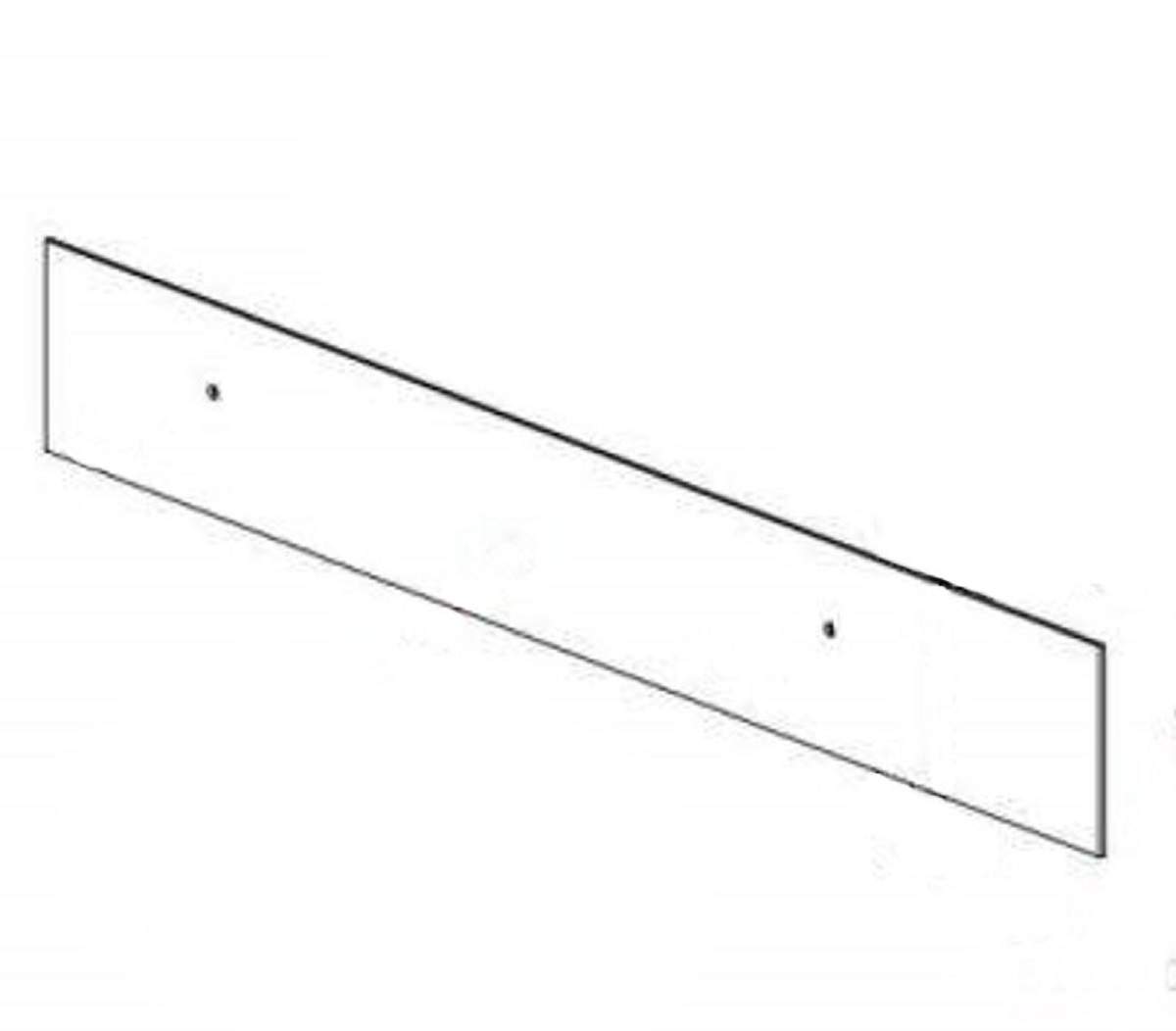 Panel frontal de plexiglás para colector VELTA "Compact" de 3 circuitos