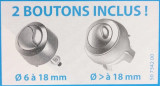 Mécanisme OPTIMA 50 câble avec bouton 6 mm pour porcher