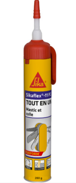 Sikaflex 11FC+ blanco, cartucho de 380 g.