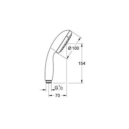 Handbrause 2-strahlig Tempesta 2