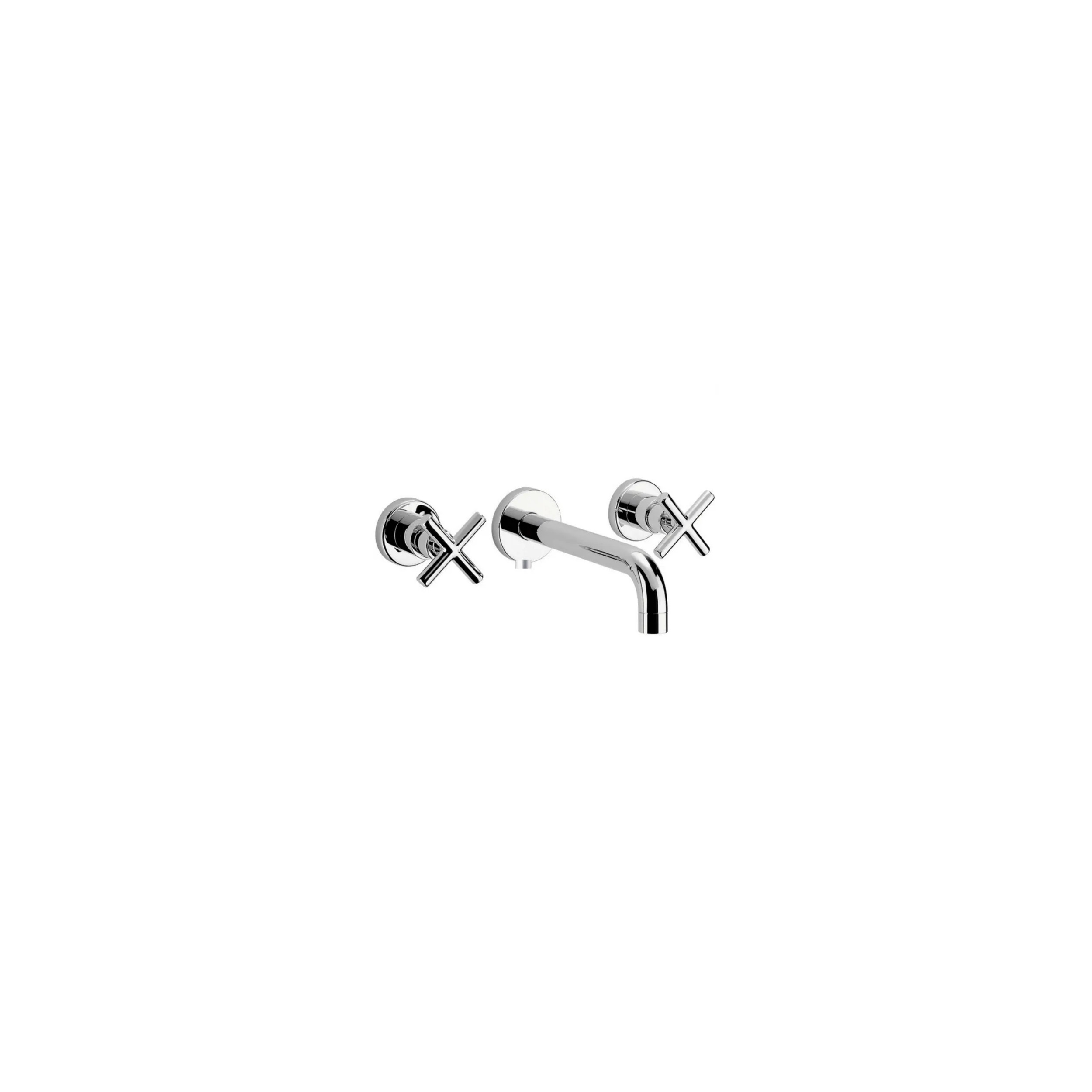 3-hole wall mounted basin mixer TUBOS