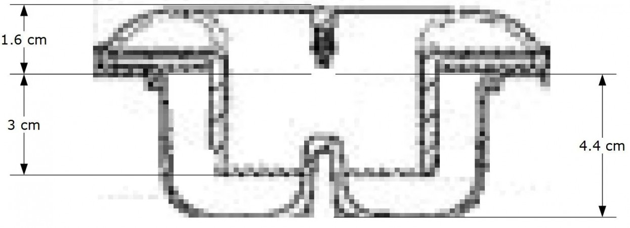 Trampa anti-olor para el bunghole ultraplano de KESSEL 