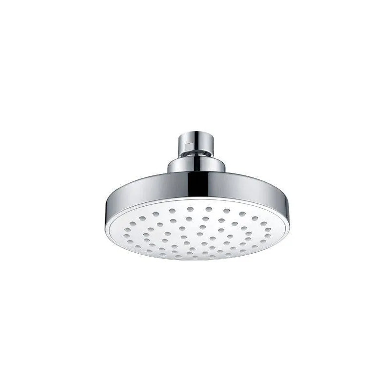 Pomme de douche 1 jet ABS Chromée diamètre 120 mm avec rotule