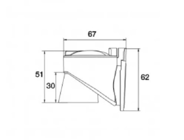 Shiphonic element for shower drain VALENTIN Minime