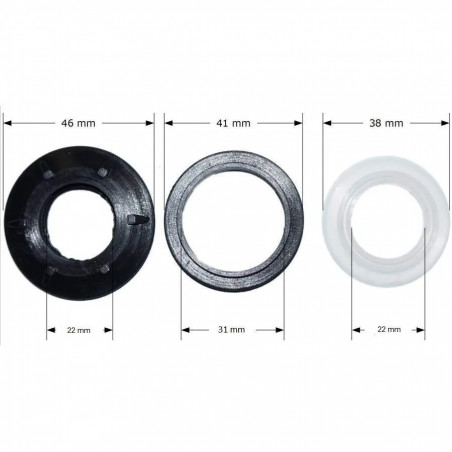 Valve gasket kit for CLIC-CLAC NICOLLdrain