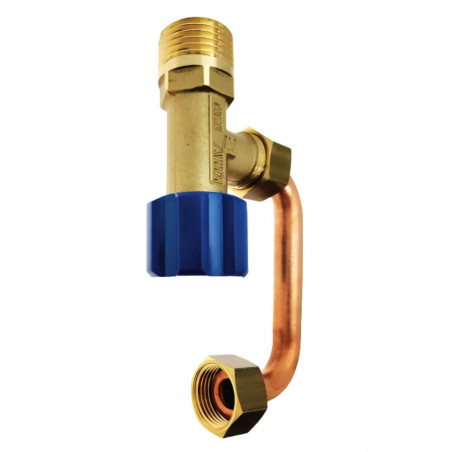 Shut-off valve with nozzle for Caesame CE70 tank