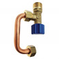 Shut-off valve with nozzle for Caesame CE70 tank