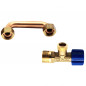 Shut-off valve with nozzle for Caesame CE70 tank