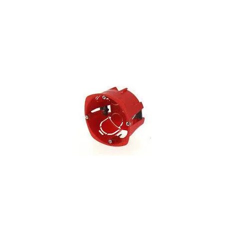 Boîte d\'encastrement cloison sèche D67/P40 Rouge