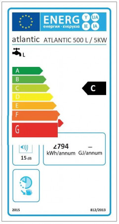 Calentador de agua estable Chauffeo 500L Calentador de inmersión Tri.