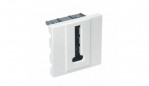 Casual Flush mount phone socket Glossy white