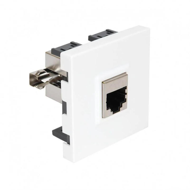 Presa RJ45 per dispositivo da incasso Casual High Gloss White