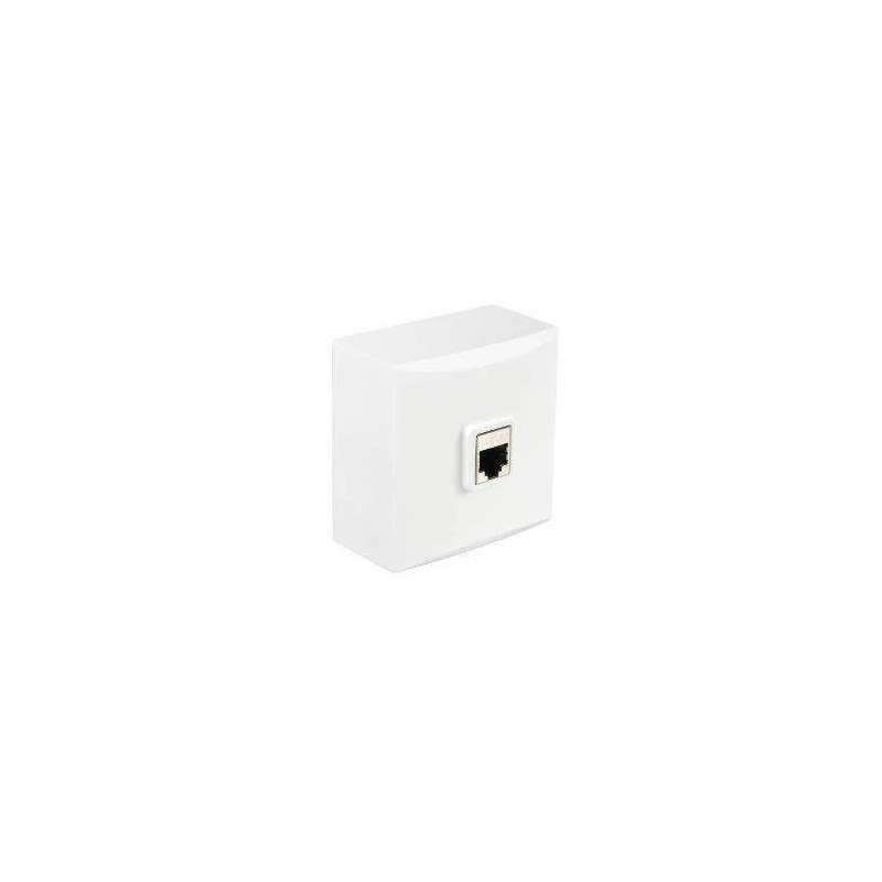 Emerald RJ45 surface-mounted socket