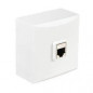 Emerald RJ45 surface-mounted socket